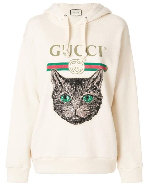 gucci cat hoodie|gucci cat hoodie black.